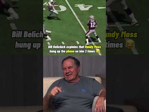 Randy Moss hung up the phone on Bill Belichick 😂 #nfl #shorts #shortsyoutube #youtubeshorts
