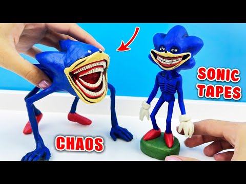 Making Evanimas!Sonic, or Shinic ☀ CHAOS - The Sonic Tapes with clay