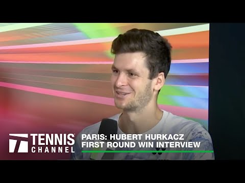 Hubert Hurkacz Discusses His First Round Scare and the Race to the ATP Finals | Paris 1R Win