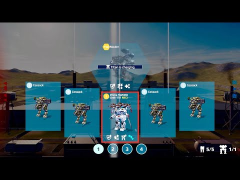 War Robots: The First Samurai | Unbelievable Damage to Titans | SWORD Gameplay