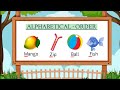 Alphabetical Order and Letter Sequences