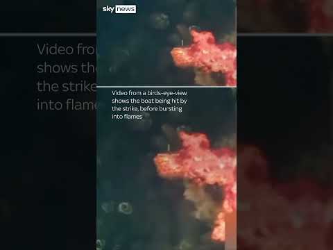 Donald Trump: 'Drug boat' hit in strike by US military