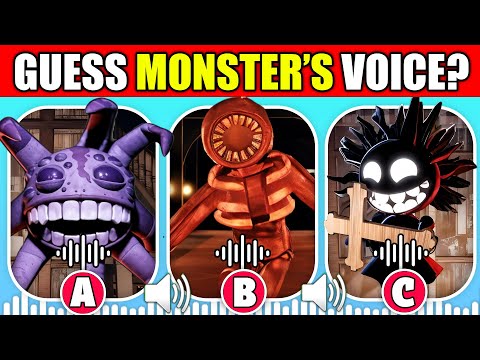 🔊 Guess The DOORS CONTENT UPDATE Characters by their VOICE!? | Grumble, Figure, Sally