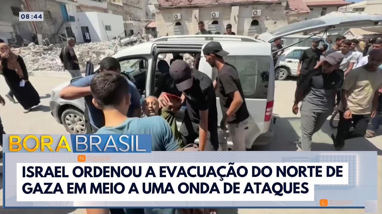 Israel ataca e ordena evacuação no norte de Gaza