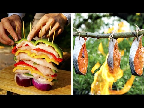 🔥 Ultimate Outdoor Cooking – Delicious Recipes Under the Open Sky! 🍳🌿