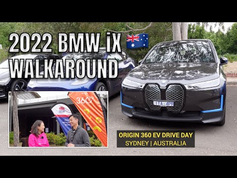 2022 AUSTRALIA BMW iX WALKAROUND xDrive40 at Origin 360 EV Drive Day