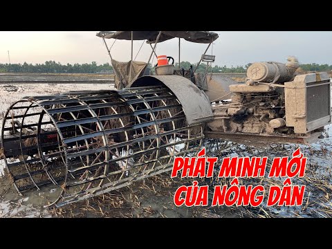 Máy Xới Tự Chế 160 Triệu Của Nông Dân-Chạy Nhanh Như Xe Ngày Lụm 50.000m2