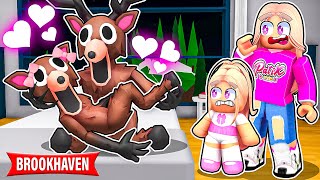 SPOTKAŁAM ZAKOCHANYCH JELENI z "99 NOCY w LESIE" na BROOKHAVEN w ROBLOX! ❤️😲