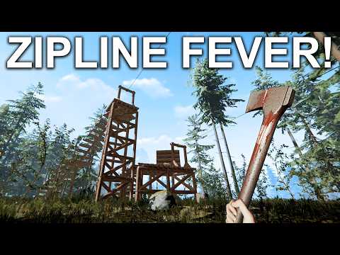 I Built an INSANE Transport System on a Deserted Island……