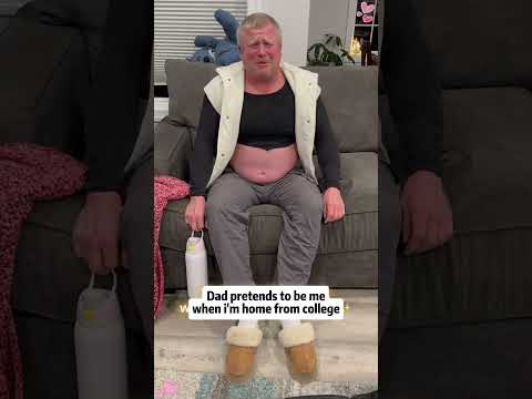 POV:dad impersonates his daughter and nails it ๐คฃ๐คฃ #funny #daddaughter #fypใท #usa