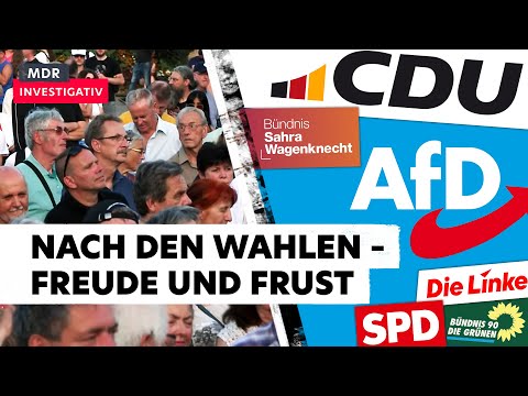 Freude, Frust und Angst – Sachsen und Thüringen nach den Wahlen | Doku