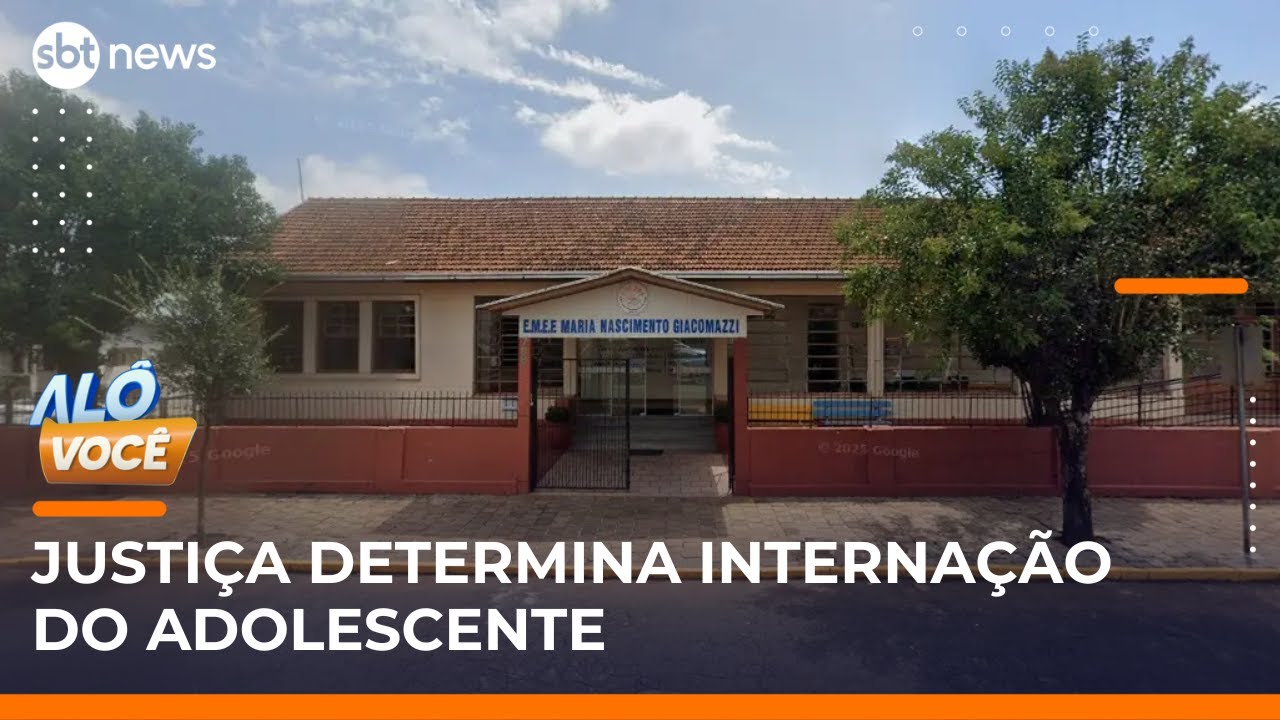 Justiça decreta internação provisória do adolescente que atacou escola | PrimeiroImpacto