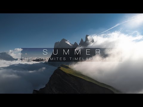 SUMMER | DOLOMITES 8K TIMELAPSE