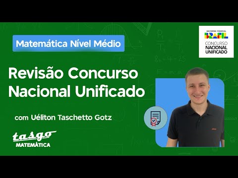 Matemática para o Concurso Nacional Unificado (Questões)