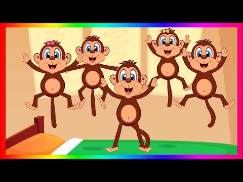 Five Little Monkeys | + More Nursery Rhymes for Kids | ABC Baby Songs