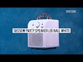 Vonyx SBS50-W Kids Karaoke Machine with Microphones - White