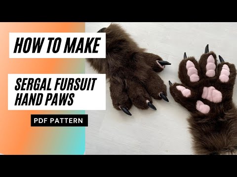 --Fursuit Building #1-- Sergal Hand Paw Tutorial