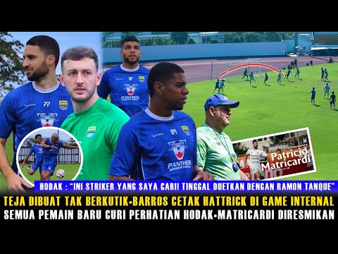 🔵BERKELAS! BARROS CETAK HATTRICK DIGAME INTERNAL😱HODAK DIBUAT TAKJUB🔥MATRICARDI DISAMBUT MERIAH