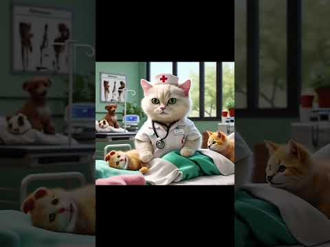 Cat patient attendent #ai ##meaw #catcute #poorcat #kitten #cute #fyp
