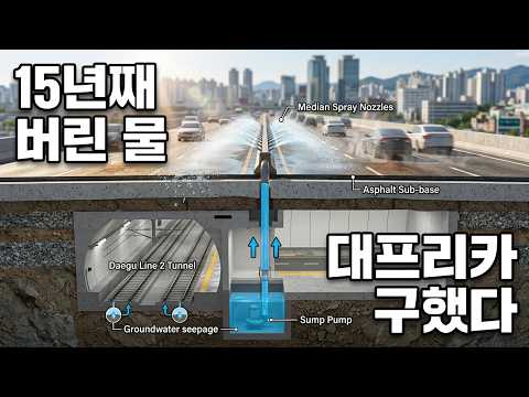대프리카 대구의 도로에 매일 뿌리는 물, 알고 보니 15년째 버리던 물이었습니다