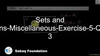 Sets and Functions-Miscellaneous-Exercise-5-Question 3
