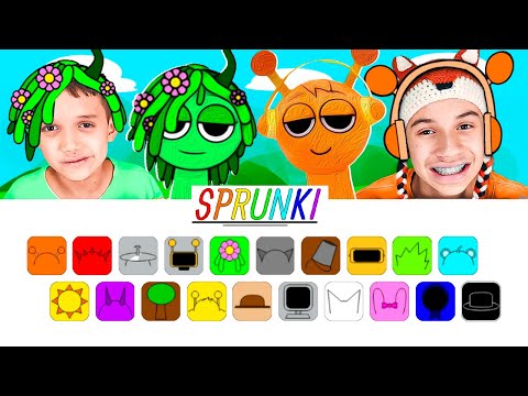 BATALHA de CONSTRUÇÃO de SPRUNKI *quem fez o melhor sprunki?