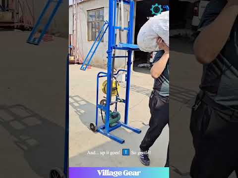 That Sack-Lifting Robot Butler is a GAME CHANGER! 😂 My Back is Thanking Him Just Watching! #gadget