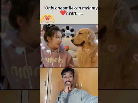 This smile make me happy, โบ๐ฅฐ๐#viral #youtubeshorts #dog #love #reaction #new