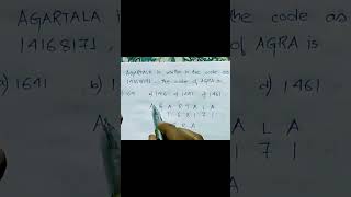 CODING | REASONING | APSC | ADRE | SSC | #shorts