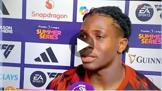 Dorgu's interview MAN OF THE MATCH