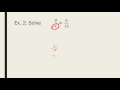 Solving Proportions with Cross Products