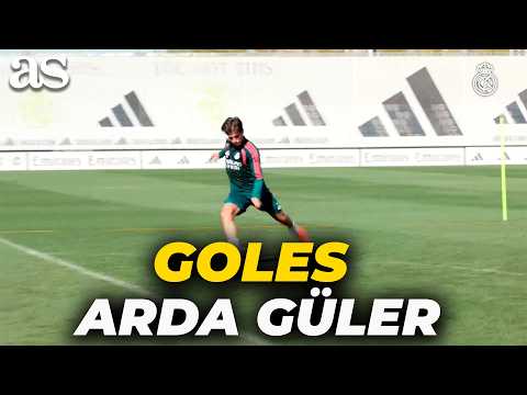Los GOLAZOS de ARDA GÜLER en el ENTRENAMIENTO del REAL MADRID