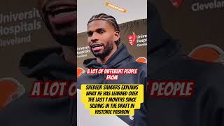 SHEDEUR’S JOURNEY #shedeursanders #deionsanders #coachprime #clevelandbrowns #nfl #cubuffs #Shedeur