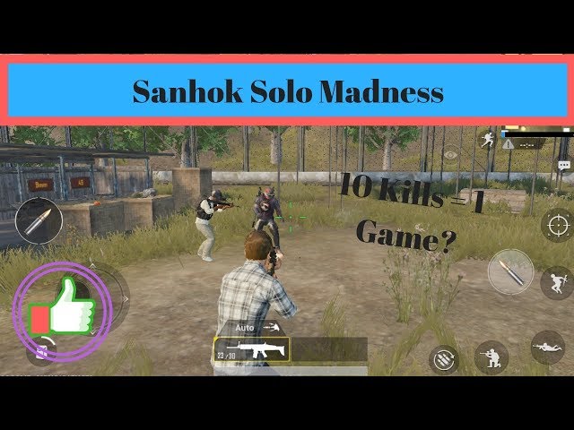 PUBG MOBILE SANHOK GAMEPLAY  (1 Game = 10 Kills!)