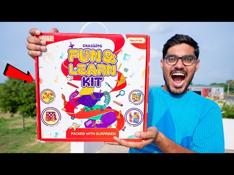 CRAZINOS FUN & LEARN KIT- Unboxing & Testing🔥 | अब आएगा मज़ा