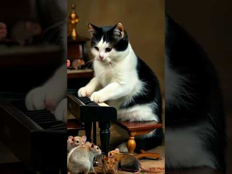 Cat singing #die with a 😊#kidcat #catshorts #music #song #lyrics#kidsflowai