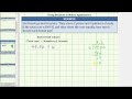 Long Division and Cost Sharing
