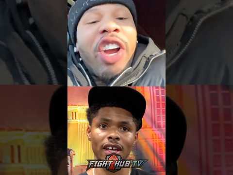 Gervonta davis goes at it with shakur in heated exchange!