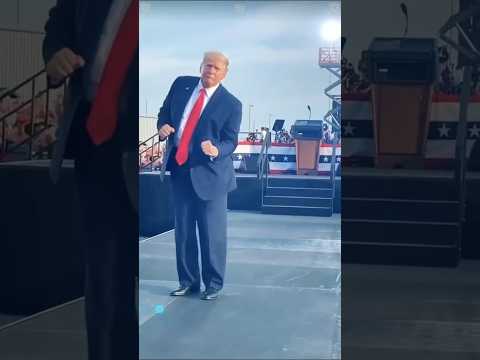 President Trump never stopped dancing🕺😂😆 #reels #usa #ymca #trump2024 #donaldtrump #trump