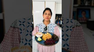 Sandhya చేసిన Healthy Lunch Meal Plate #youtubeshorts #shortaday #shortsdailyvlogs