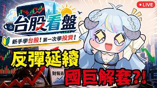 【台股看盤】​​反彈延續？國巨有望解套嗎？新手學台股✨從零開始學習投資！【薬袋アルマ／Vtuber】