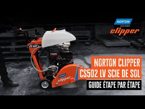🛠️ Comment utiliser la scie de sol Norton Clipper CS502 LV | Guide d'utilisation