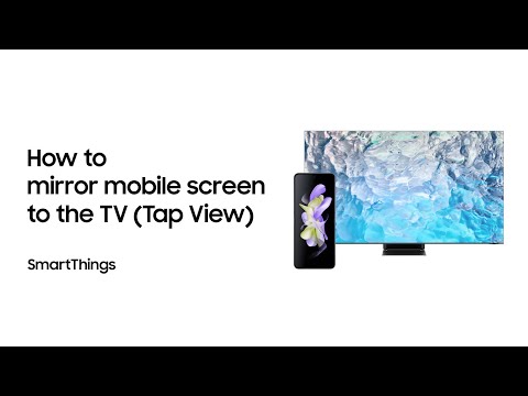 SmartThings: How to mirror your mobile screen to the TV (Tap View) | Samsung