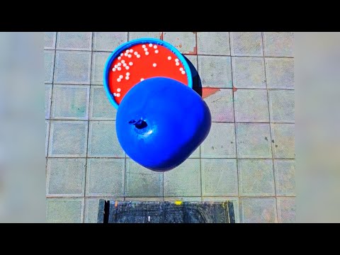 🎈Breaking Glass Bottles and Balloon Drops! Crushing Crunchy & Soft Things!🔥