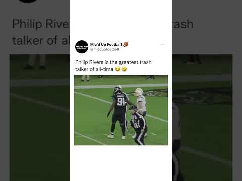 Philip Rivers Mic'd Up Is Ruthless #shorts