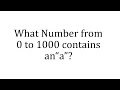 Unique Numbers and Math Facts