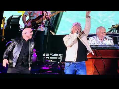 "Thank God & Jimmy Buffett" Pitbull and Bon Jovi with the Coral Reefers in Hollywood. April 11, 2024