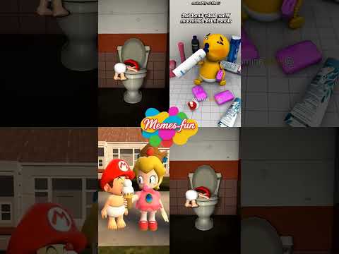 Don't let Baby left alone!! 😭😁 (Animation MEME) animation #supermario #mario #roblox #baby