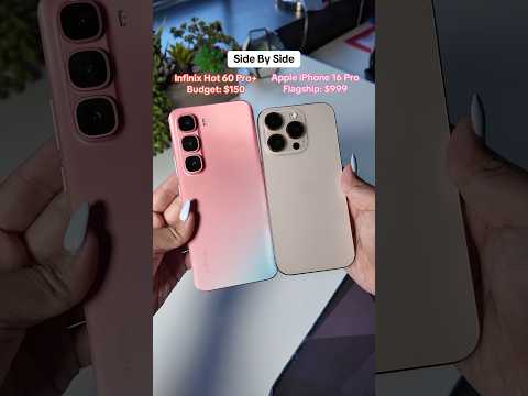 Side By Side: Budget Infinix Hot 60 Pro+ vs. Flagship Apple iPhone 16 Pro