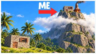 YouTube thumbnail for Oblivion's video titled 'I Built a Solo Jungle Base That Sent Loot to My Hidden Mountain Home... (Vanilla)'